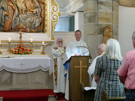 100 Jahrfeier Weingartenkapelle in Naumburg mit Bischof Dr. Michael Gerber (Foto. Karl-Franz Thiede)